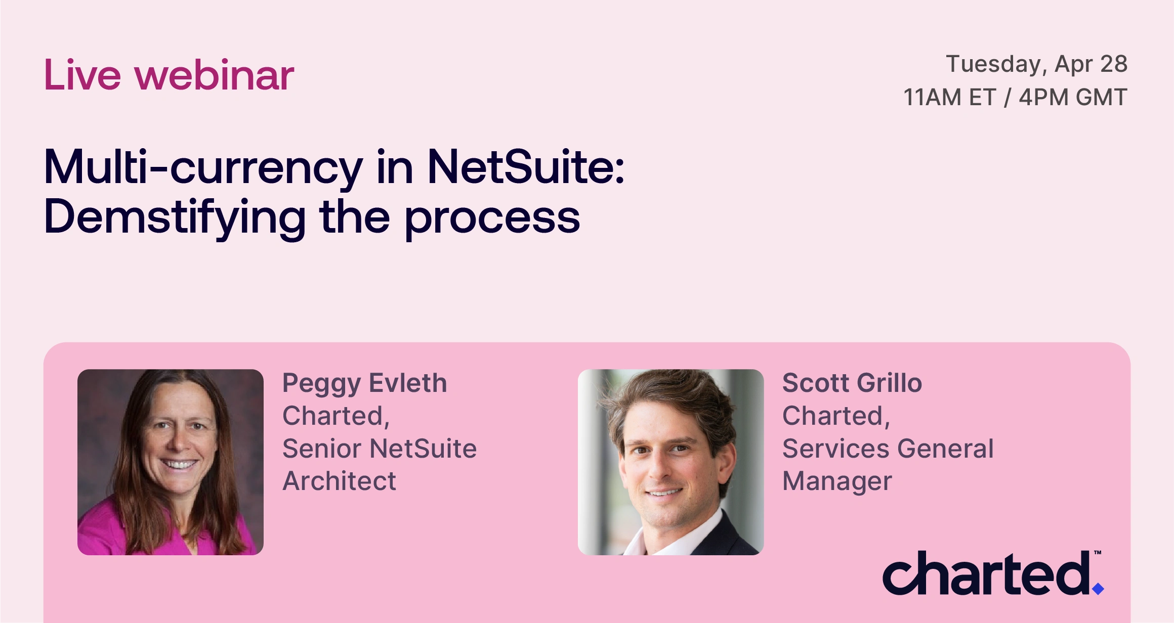 banner for webinar on Multicurrency in NetSuite